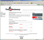Multlingual Dictionary of Intellectual Property Terms